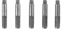 Oversize Reforming Thread Taps,
to repair worn or damaged 1/4-28 threads, set of five